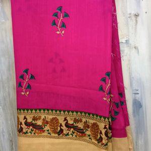 Peacock Design Saree