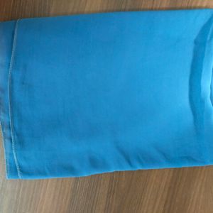 Blue Plain Dupatta / Shwall / Hijab