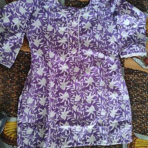 Pure Cotton Short Kurti