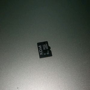 Micro Sd Card 8gb &  Reader..