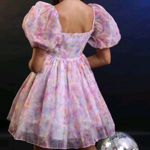 Women Skater Multicolor Dress