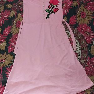 Pink Western Kurti