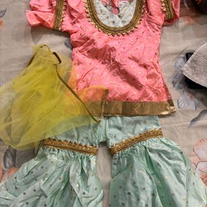 Sharara Suit For 1 Year Old Girl