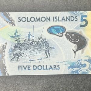 Sale. 5dollars Solomon Island Nice Condition Rare