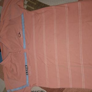 Peach Colour T Shirt For Girls