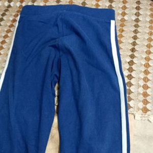 Navy Blue Striped Leggings For Kids(Girls)