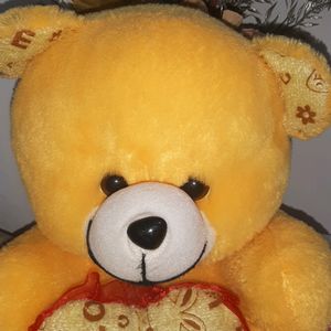 Baby YELLOW TEDDY BEAR With Heart