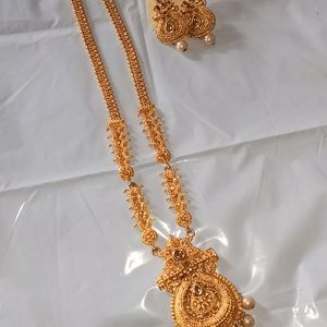 Gold Colour Long Haram