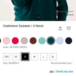 Uniqlo Cashmere Sweater 🆕🇸‌🇦‌🇱‌🇪‌24hrs