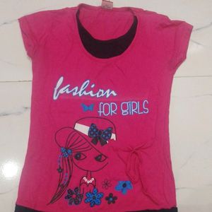 Pink(rose) Top For Girls And Women