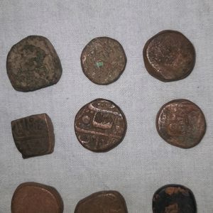 Mughal Time   Urdu Copper Coins