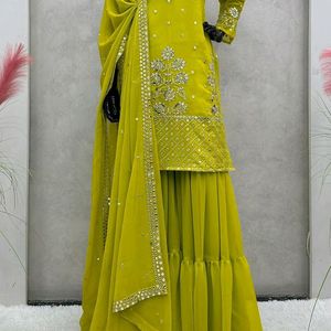 Gorgeous Sharara With Short Top