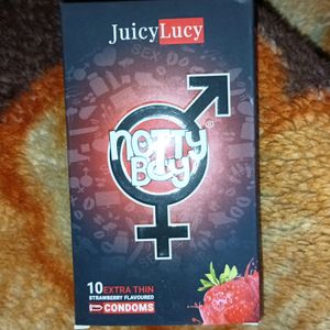 Nottyboy Strawberry Pieces Of 10 Condoms