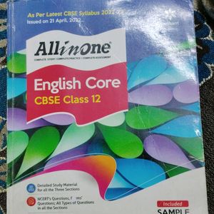 Arihant English Core All In One Class 12 2022-23