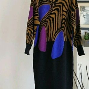 80s Vintage  Sweater Dress