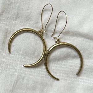 Set Of 4 Gold Hoop Earrings