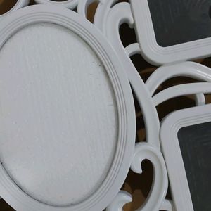 a white medium size photo frame