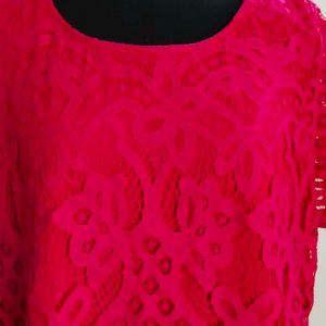 Plus Size Lace Top