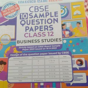 Set Of 3 Oswaal Sample Paper Class 12