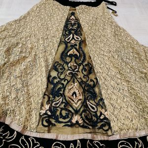 Black & Golden Lehenga