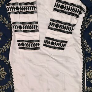 Embroidered Straight Kurta