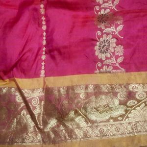 Pure Traditional Silk Skirt With Flare