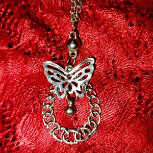 Butterfly Pendant Necklace