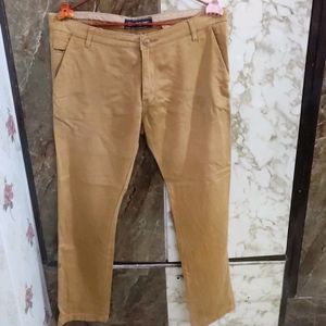 Men's Trouser Mustard Clr 36 Waist