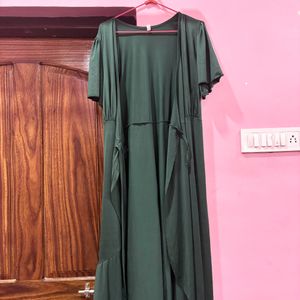 Green Wrap Dress