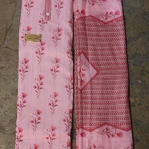 Pink Ethnic Dress Material