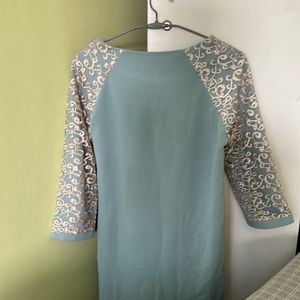 BLUE SHORT KURTI