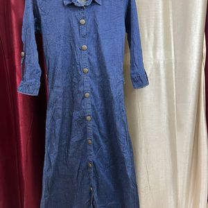 Denim Long Dress