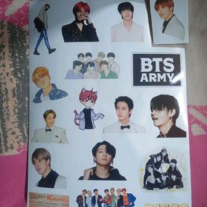 100 BTS Stickers