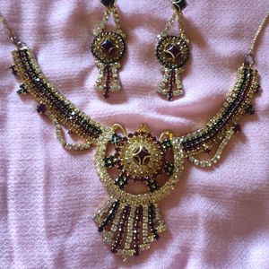 Necklace Set With Earrings