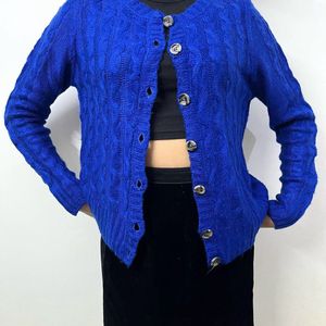 Dark Blue Cardigan