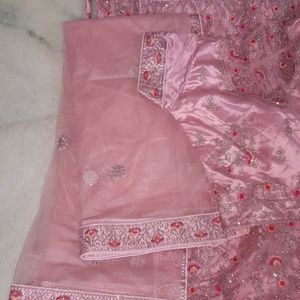 Bridal Pink Heavy Work Lehanga