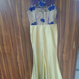 Imported Flower Inbuilt Gown