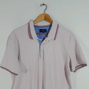 Light Pink Polo T-Shirt For Men's