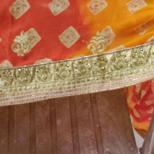 Bandhani Design Saree