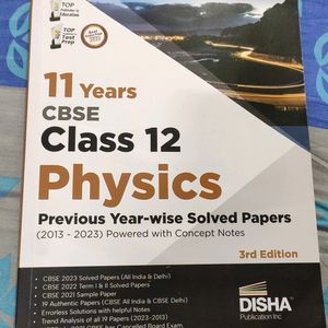 11 Years Cbse Class 12 Physics Solved Papers