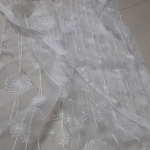 White EMBROIDERY DUPATTA