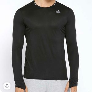 Adidas Men Solid Climacool T Shirt