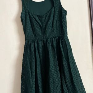 Bottle Green Dress