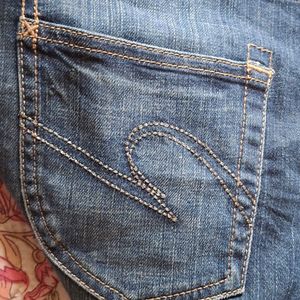 BARE DENIM Straight Midrise Jeans