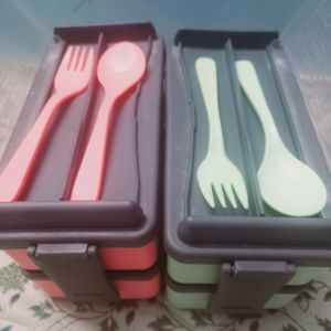 Lunch Boxes Pink And Green