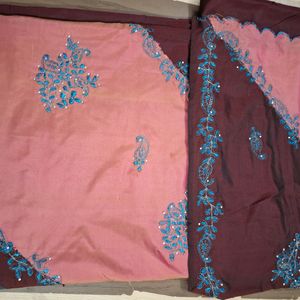 Price Reduced NEW Raw Silk Embroidered