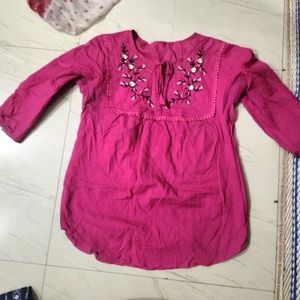 Daily Wear A Line Kurti For Girls