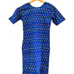 Cotton Kurti Blue