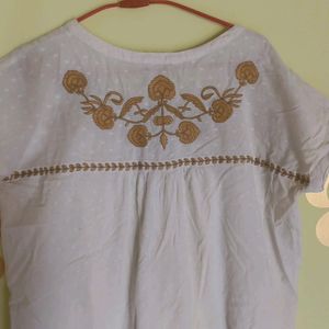 White Top Embroidery