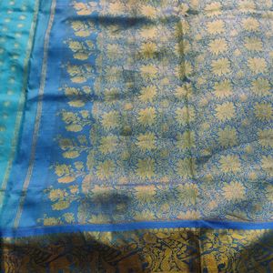 Blue Silk Saree